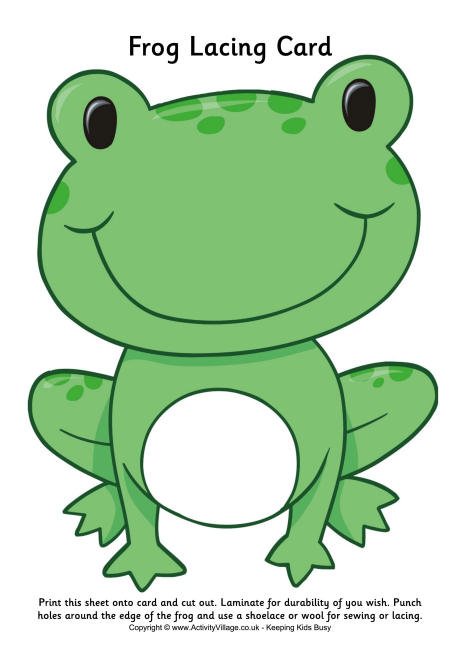 Free Frog Template