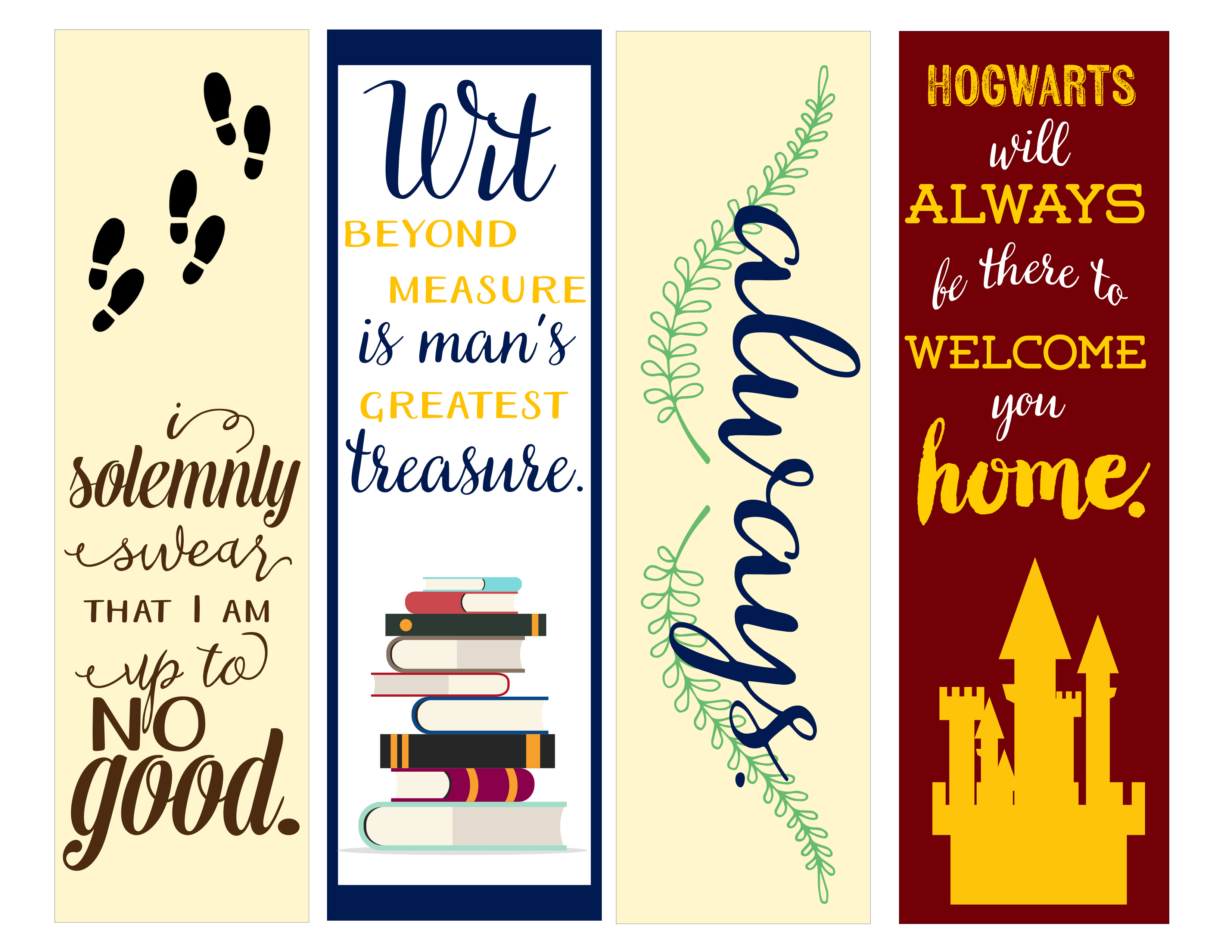5 Best Images of Harry Potter Printable Bookmarks Harry Potter