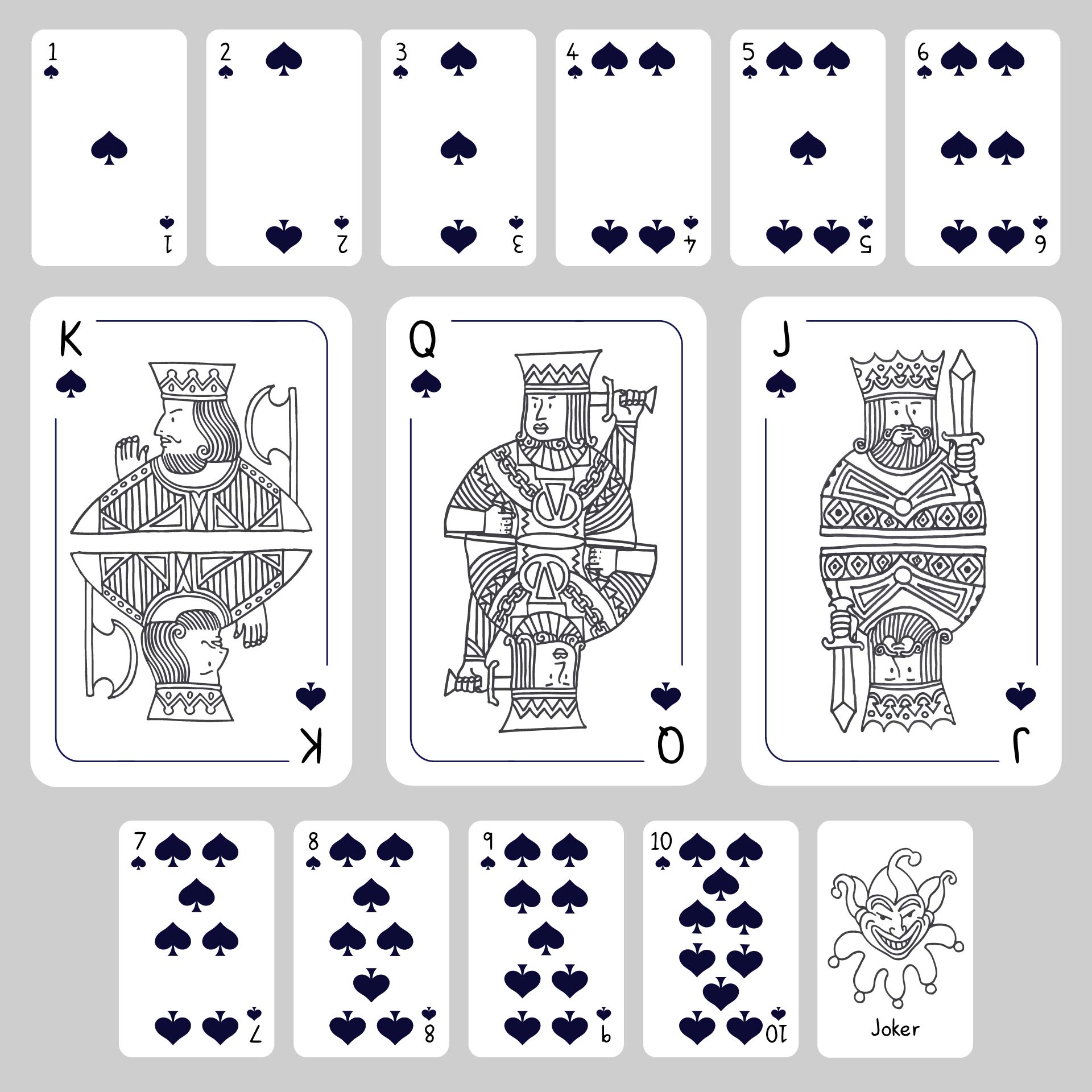 4 Best Images of Deck Of Playing Cards Printable Printable Blank