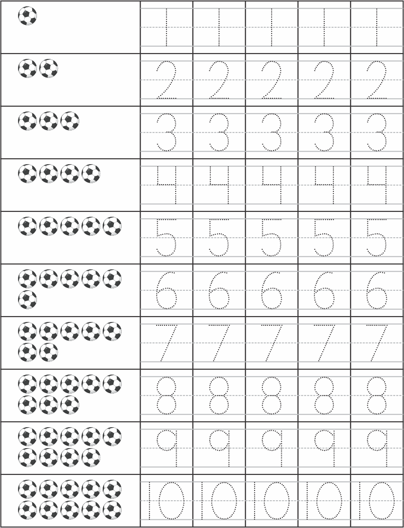 3 Best Images of Free Printable Preschool Worksheets Tracing Numbers 1