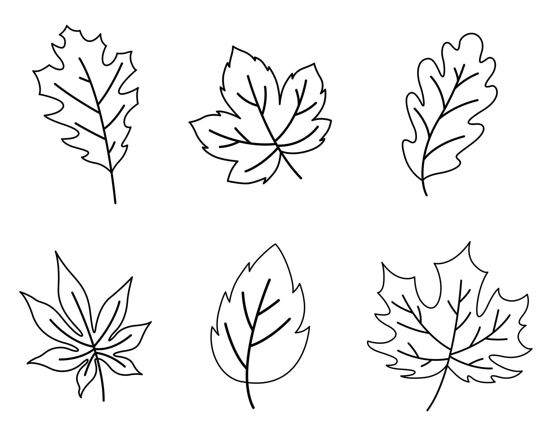 5 Best Images Of Printable Fall Leaves Shapes Printable Leaf Shapes 