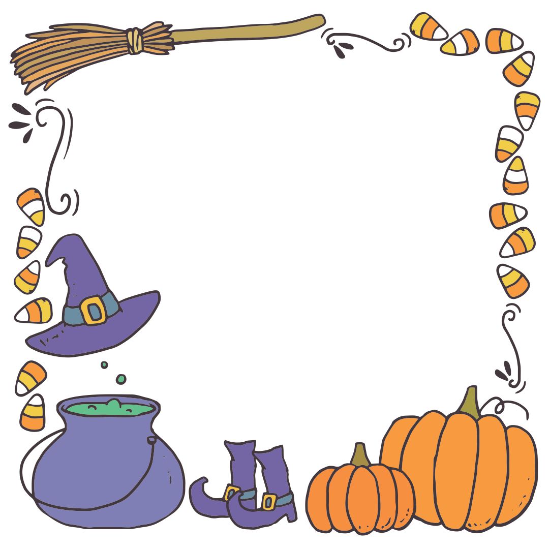 free halloween page border clip art - photo #16