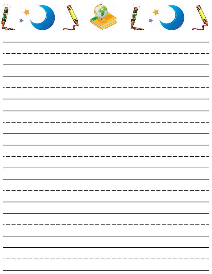5 Best Images Of Printable Lined Handwriting Paper Template Printable