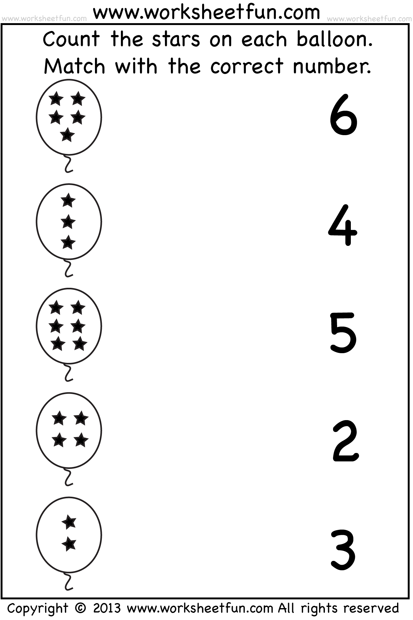 10-kindergarten-matching-numbers-to-objects-worksheets