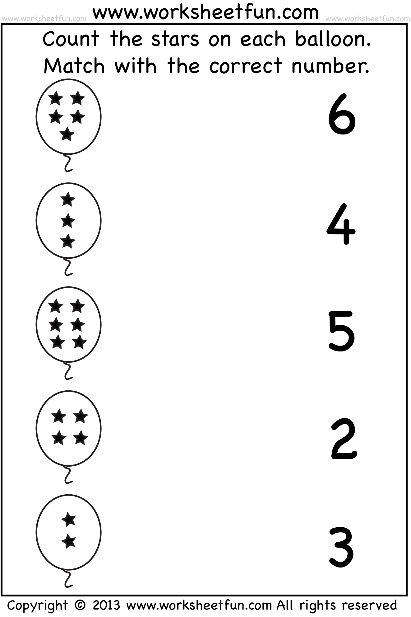 9 Best Images Of Printable Number Match For Preschool Number Matching 