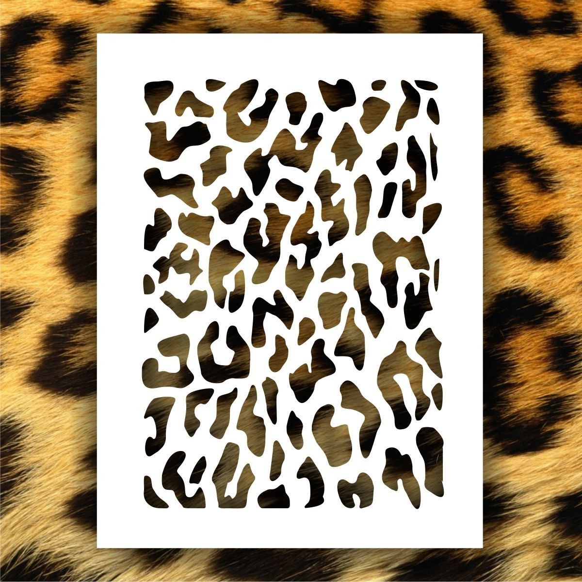 7 Best Images of Cheetah Print Stencil Printable Leopard Print