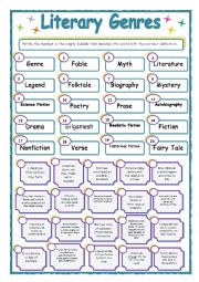 7 Best Images of Reading Genres Printable Worksheets - Reading Genre