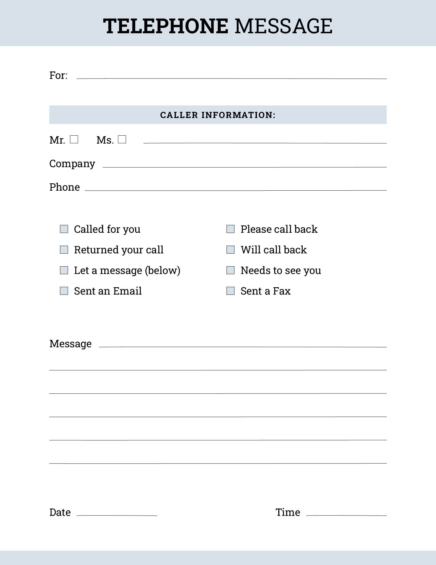 9 Best Images Of Medical Phone Message Notes Printable Printable Telephone Message Template