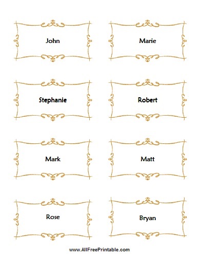 7 Best Images Of Free Printable Table Place Cards Template Printable 7 Best Images Of Free Printable Table Place Cards Template Printable