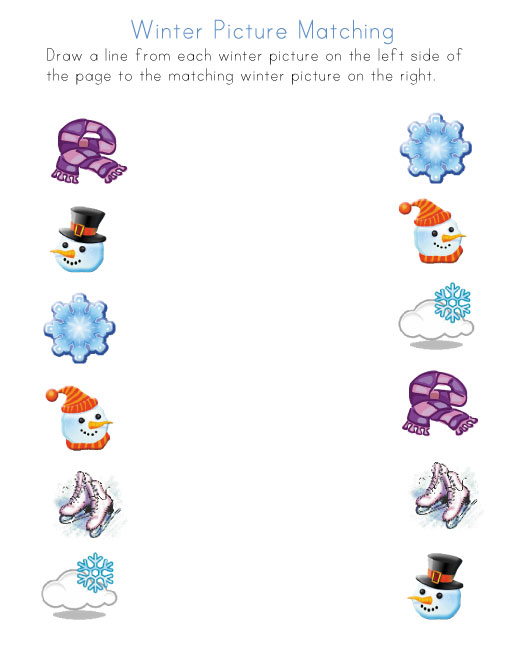 5 Best Images of Free Printable Christmas Matching Worksheets Preschool