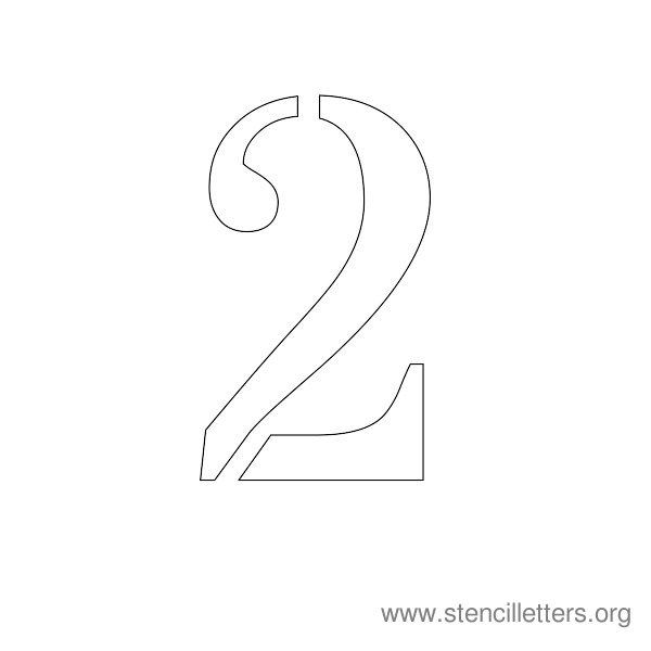 7-best-images-of-printable-number-stencil-2-number-2-printable