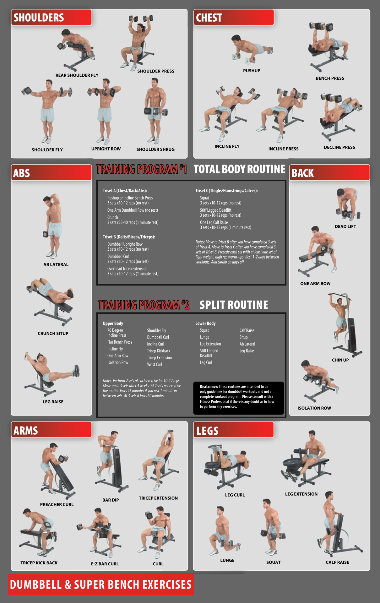 10 Best Images of Free Printable Workout Charts Exercises Free