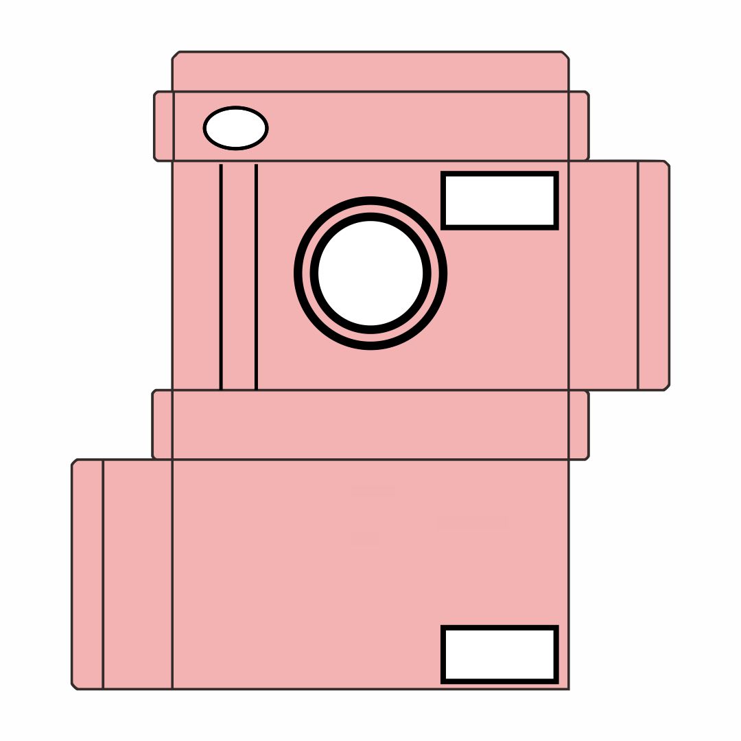 8 Best Images of 3D Printable Camera Template Printable Paper Camera