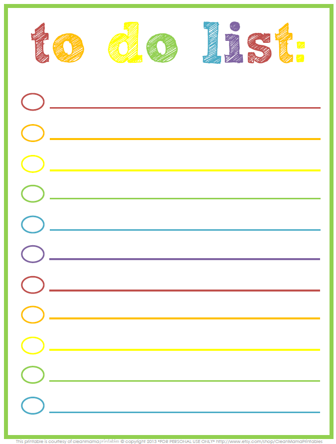 7 Best Images of Free Things To Do List Printable - Free Things to Do