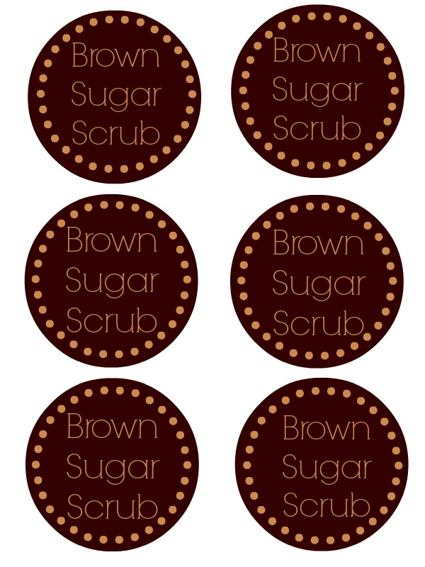 7 Best Images of Brown Sugar Scrub Printable Brown Sugar Scrub Labels