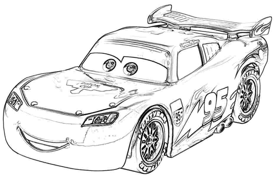 7 Best Images of Cars Movie Coloring Pages Printable 