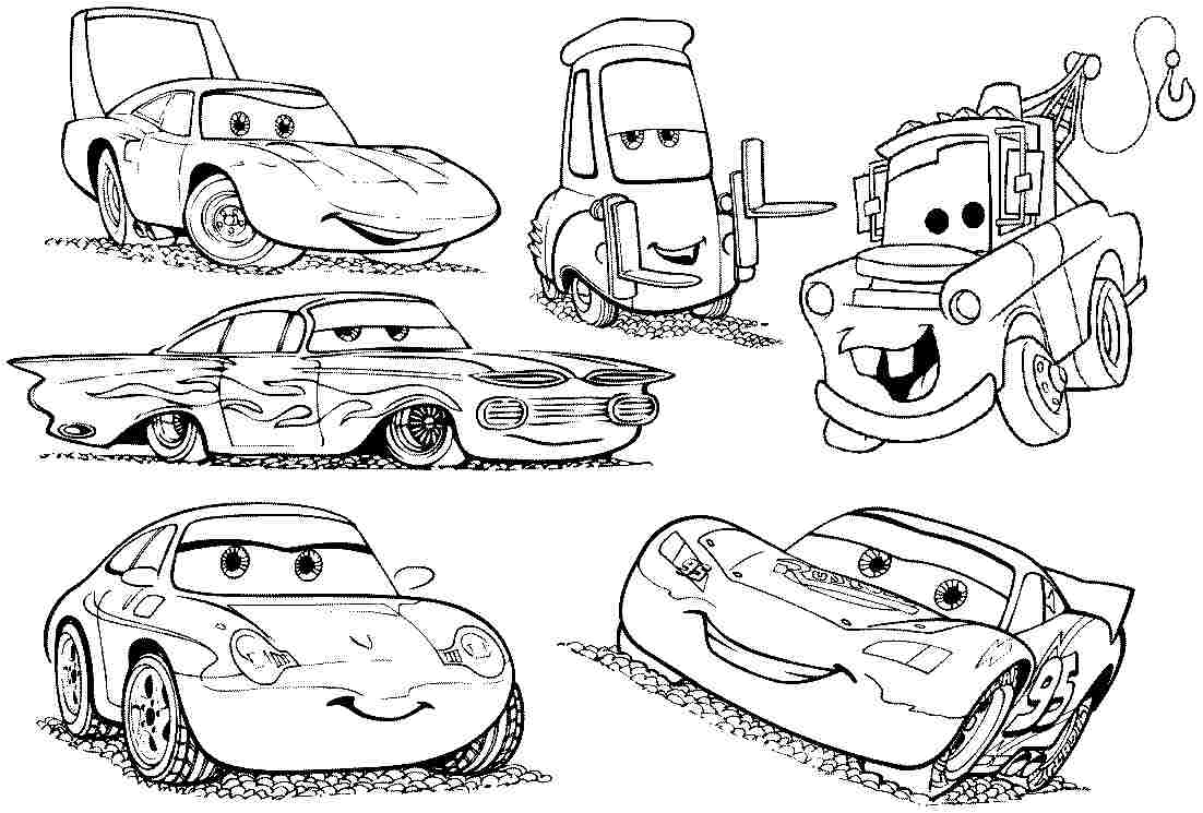cars movie coloring pages - photo #15