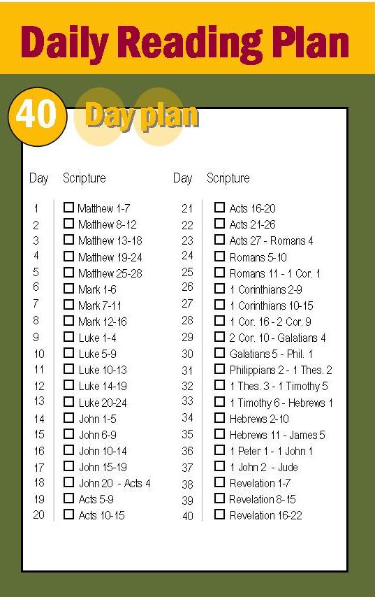 3 Best Images of Daily Bible Reading Schedule Printable Daily Bible