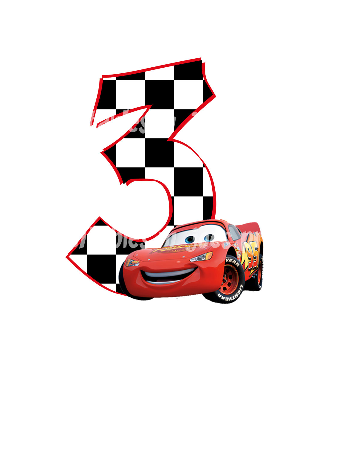 Disney Cars Free Birthday Printables