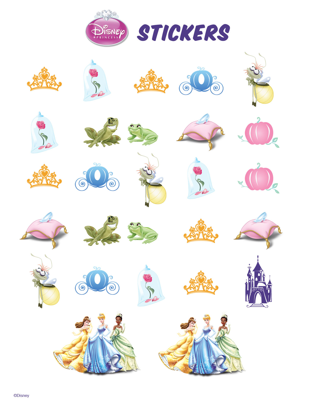 Printable Disney Stickers Printable Word Searches