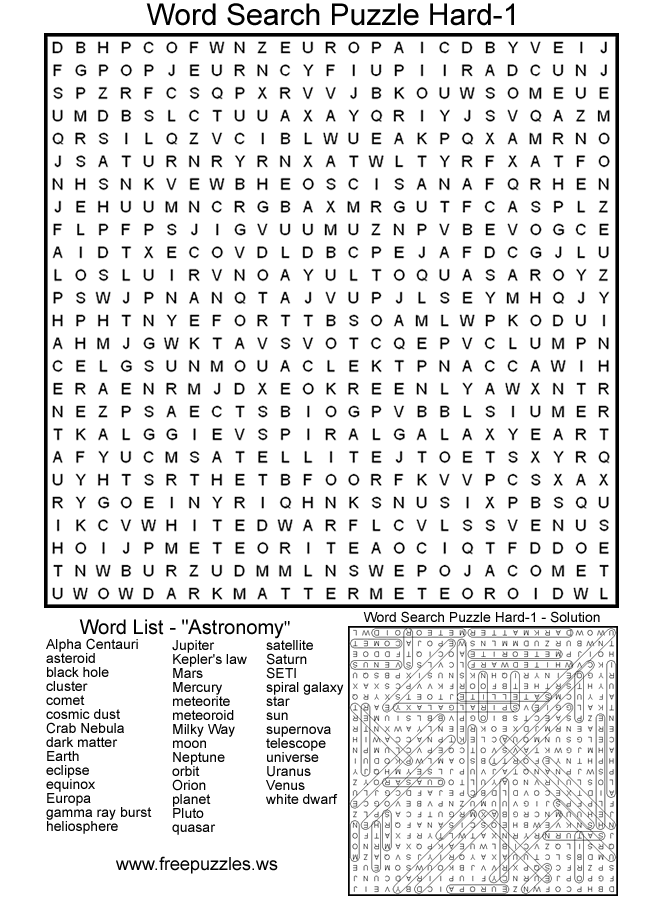 Difficult Word Searches Printable That are Sassy Tristan Website