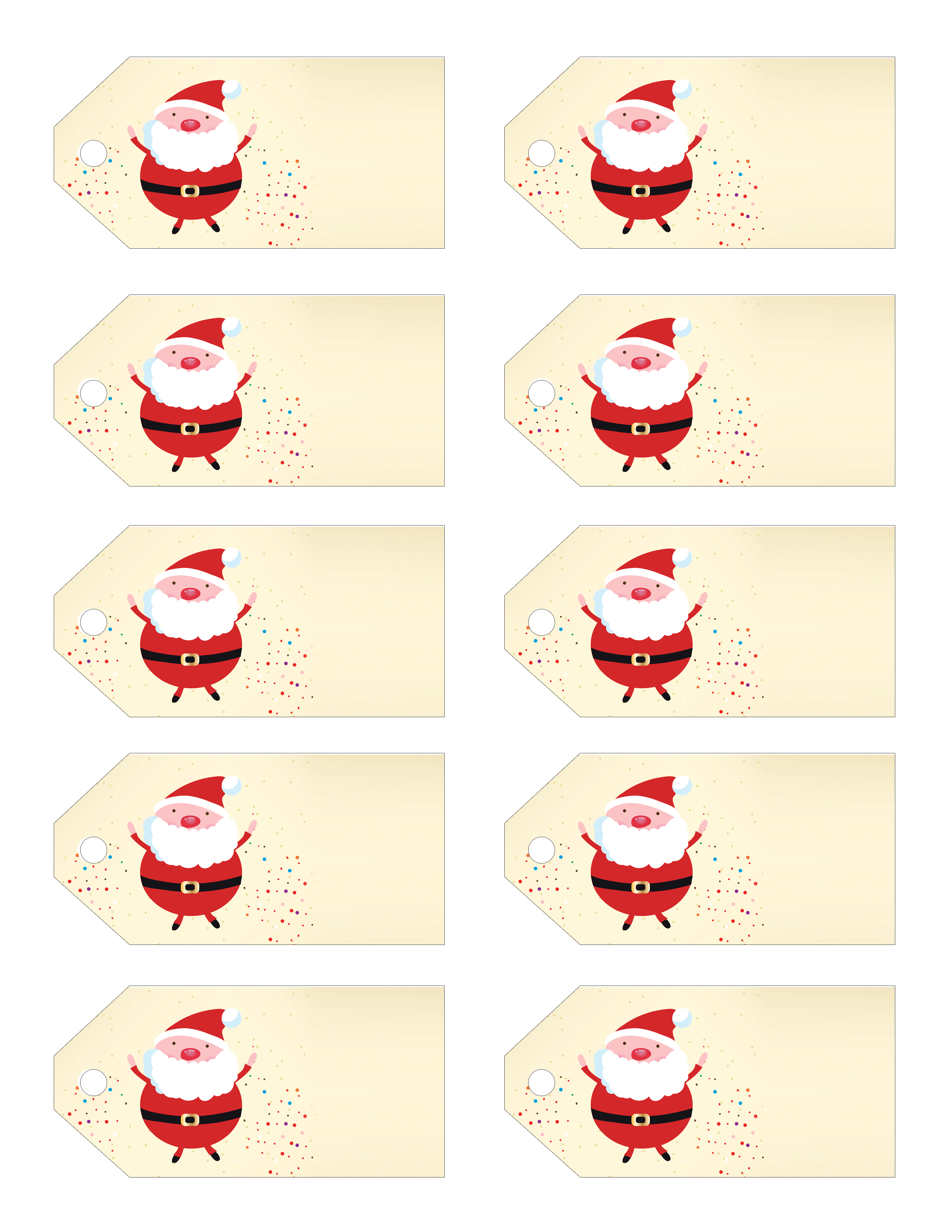 9 Best Images of Printable Santa Gift Tags Signed Santa - Free