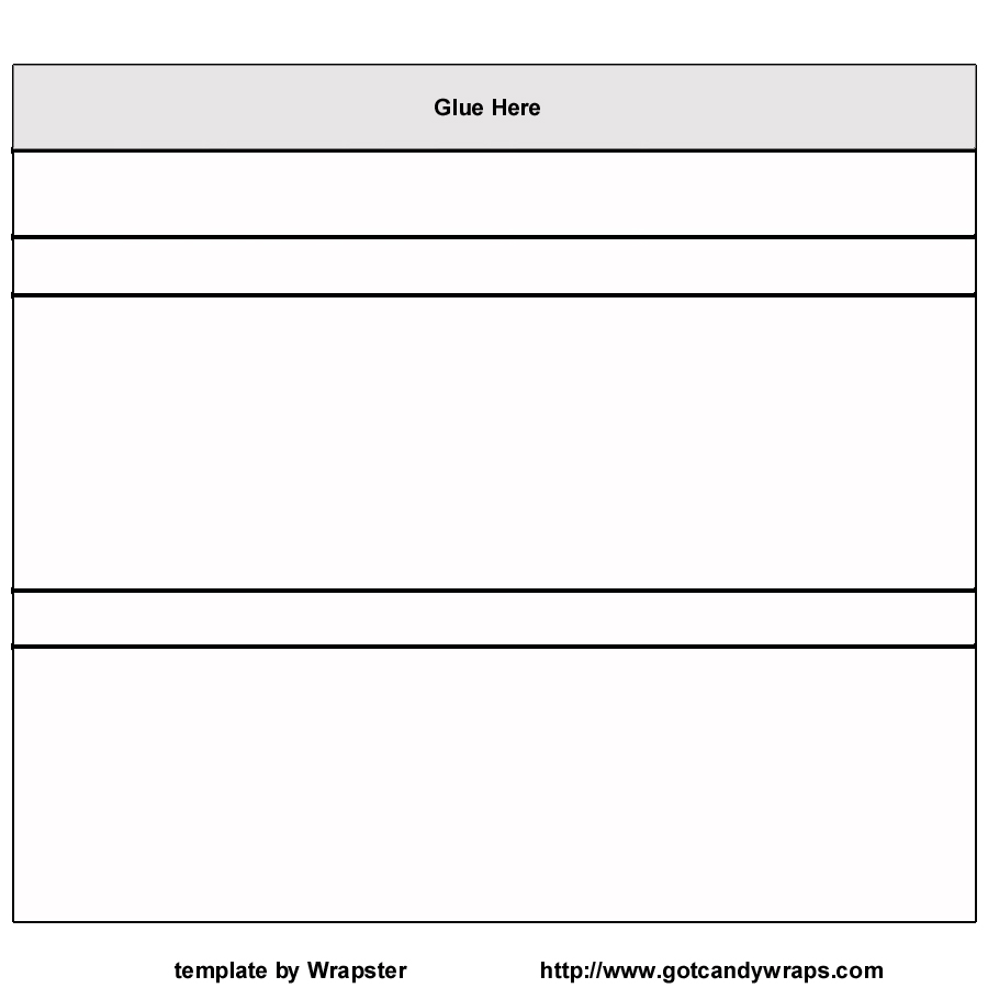 Free Printable Blank Candy Wrapper Template