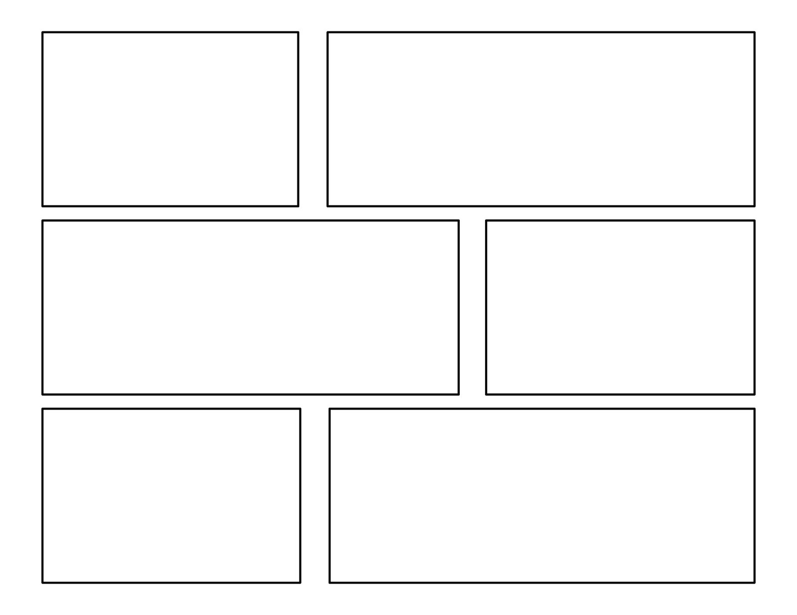 Free Printable Comic Strip Template