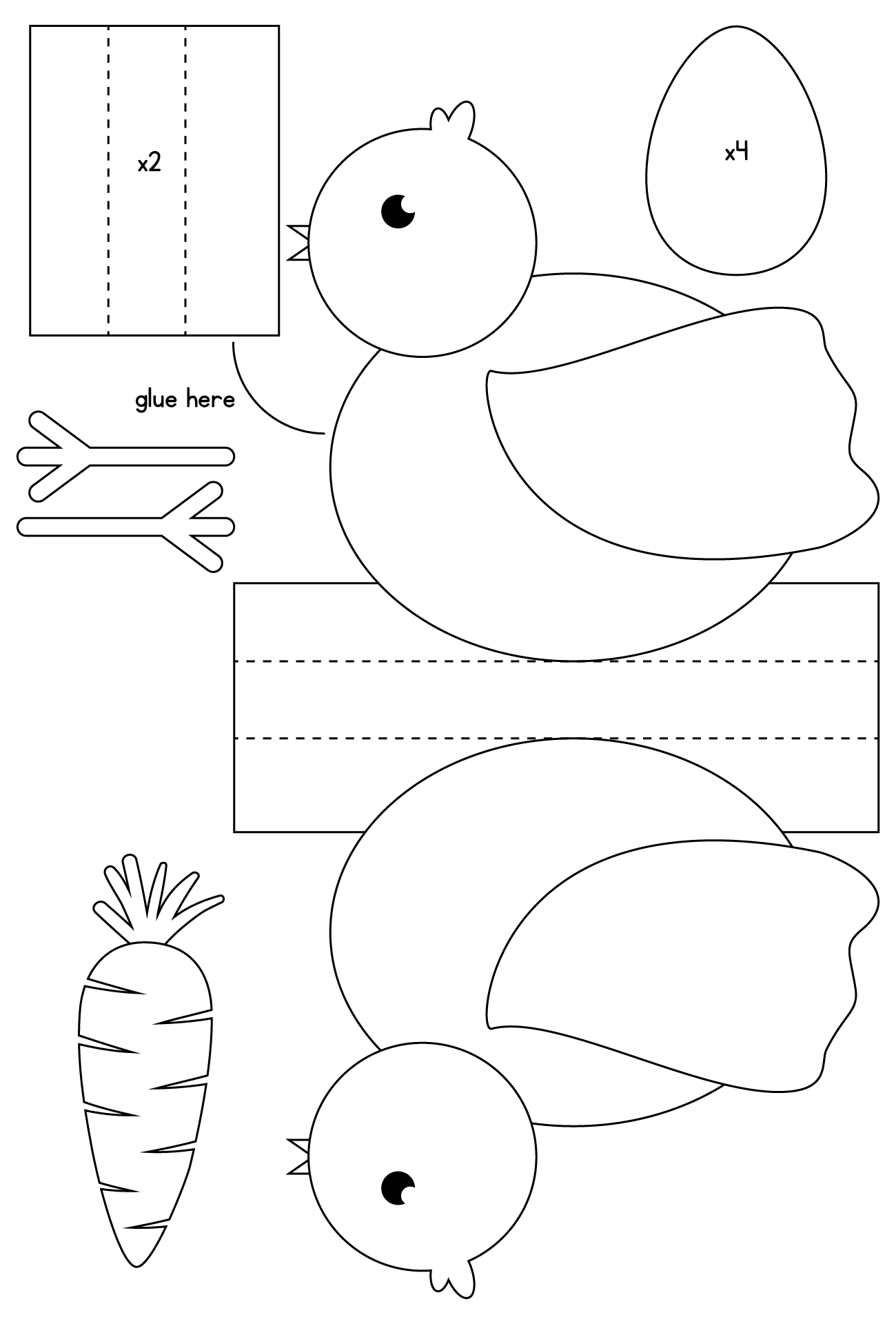 Printable Spring Crafts