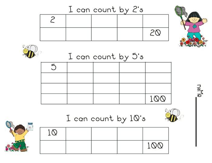 Skip Counting By 10 Worksheets Free Printable