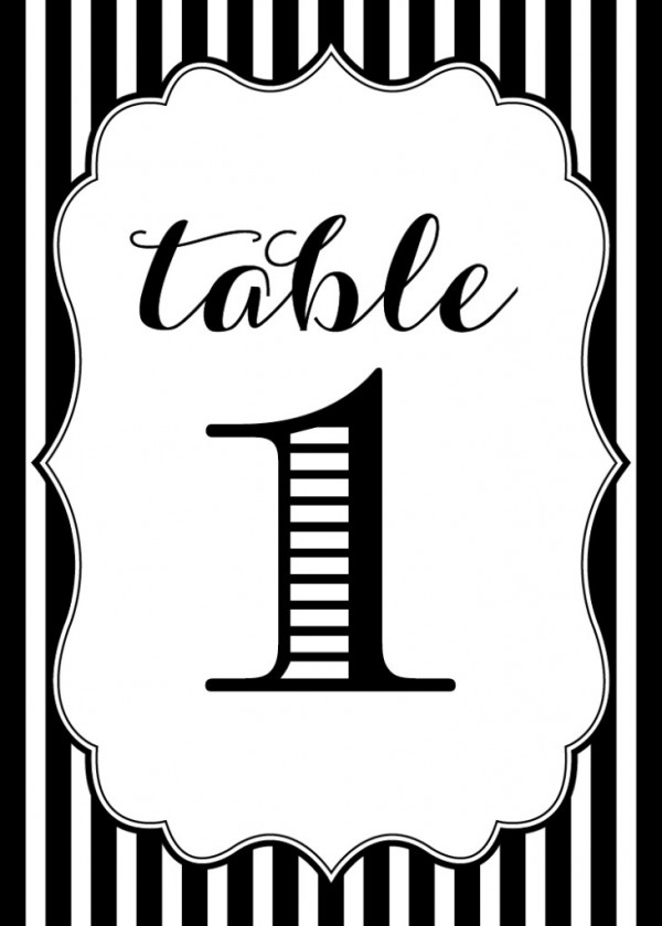 7 Best Images Of Table Numbers Free Printable Template Printable