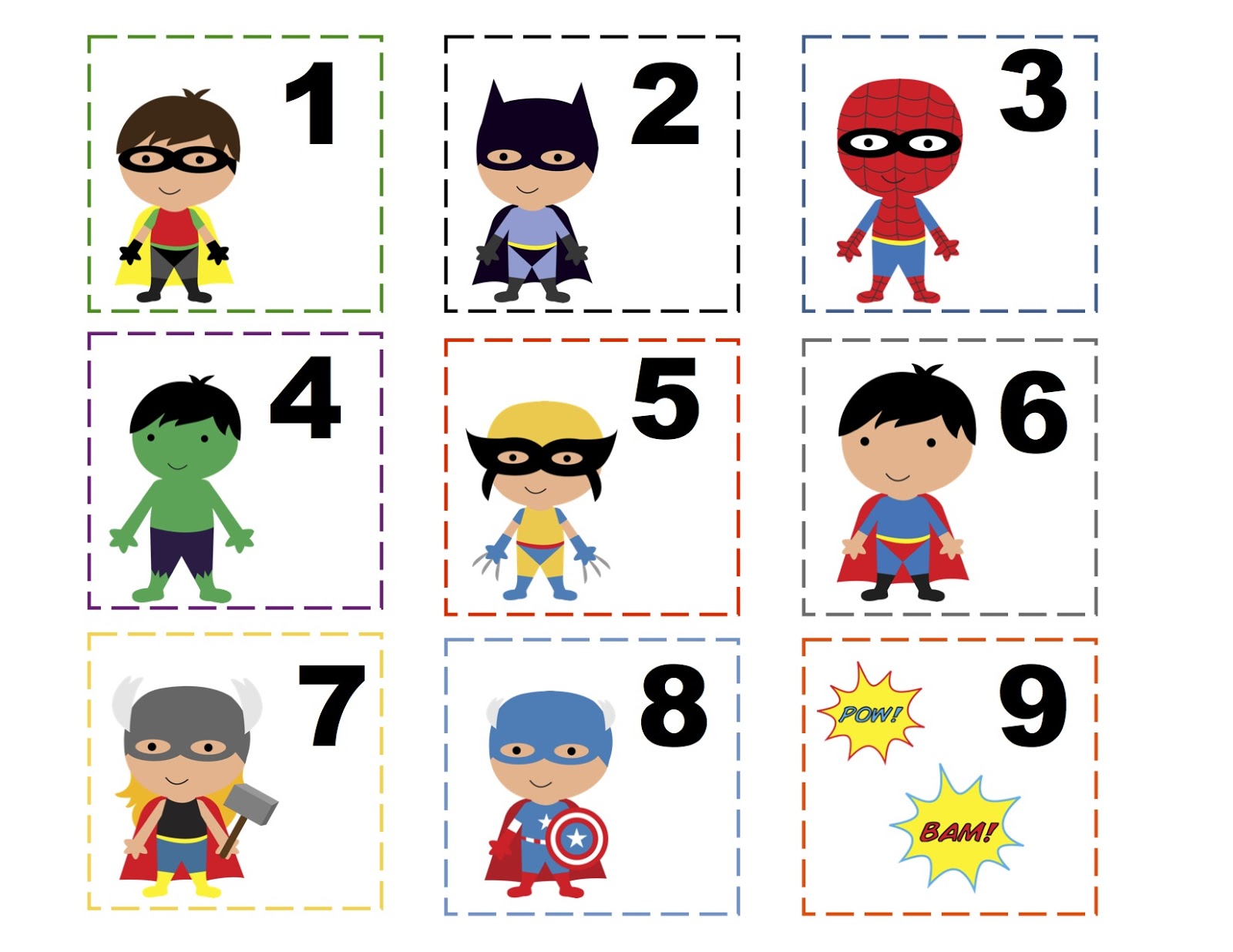 2 Best Images of Calendar Number Cards Printable Free Printable
