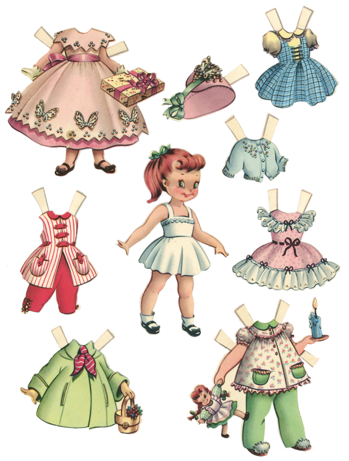 6 Best Images of Printable Paper Dolls Cut Outs Coloring Paper Dolls