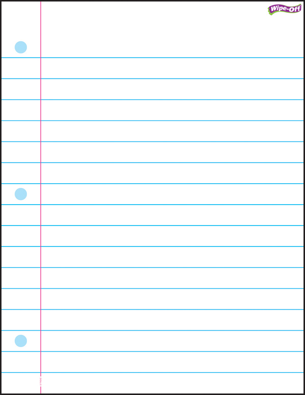 7 Best Images Of Notebook Paper Printable PDF Wide Ruled Notebook 