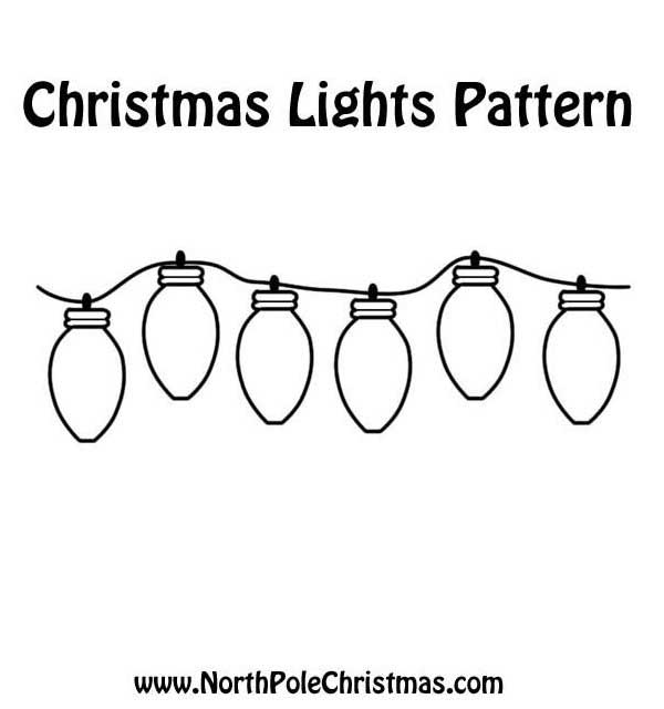 7 Best Images of Printable Christmas Light Bulb Christmas Lights
