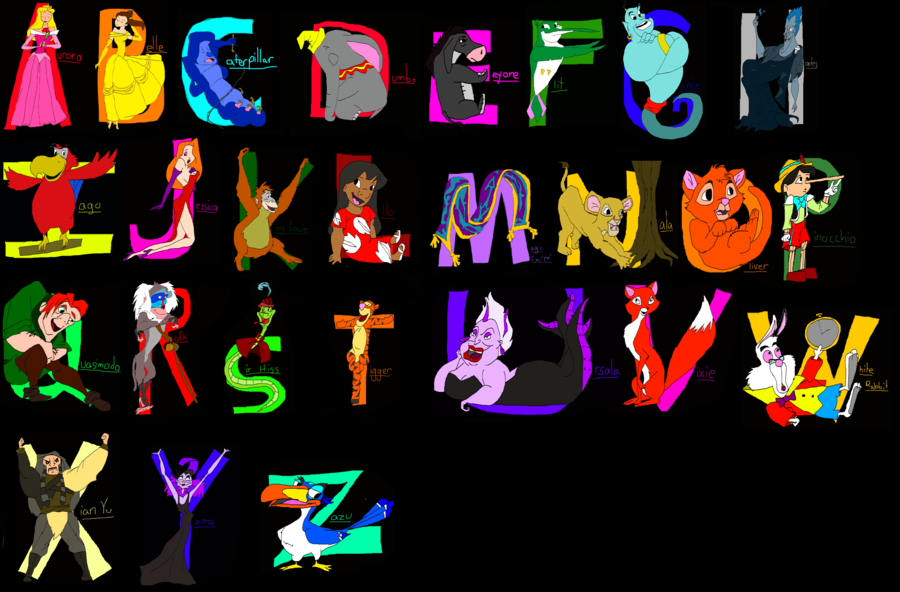 5 Best Images of Disney Printable Alphabet Letter H Disney Alphabet