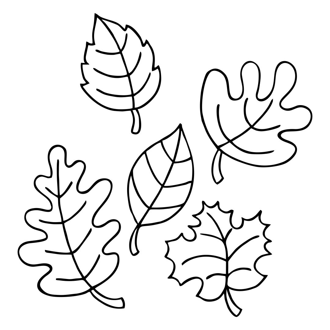 Template Of Fall Leaves Printables Printable Templates