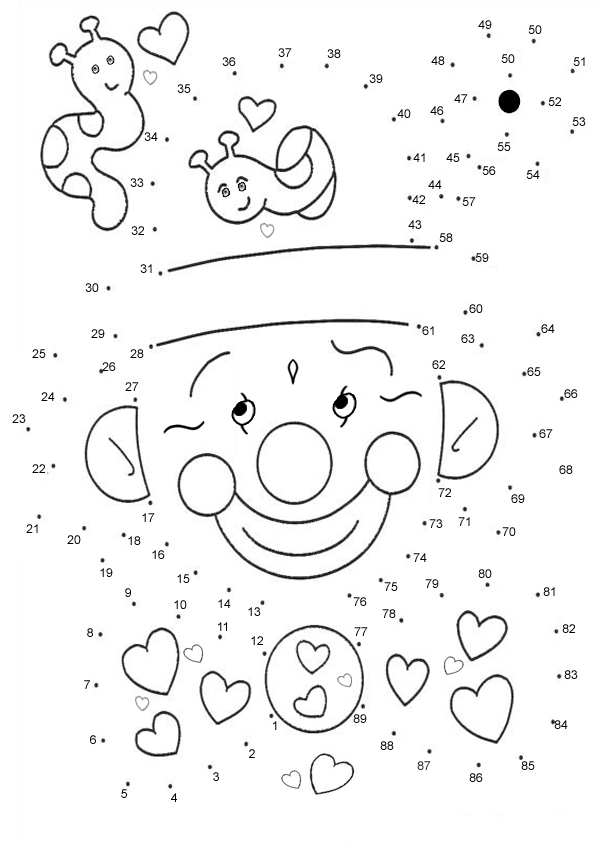 5 Best Images of Clown Worksheets Printables - Circle Tracing