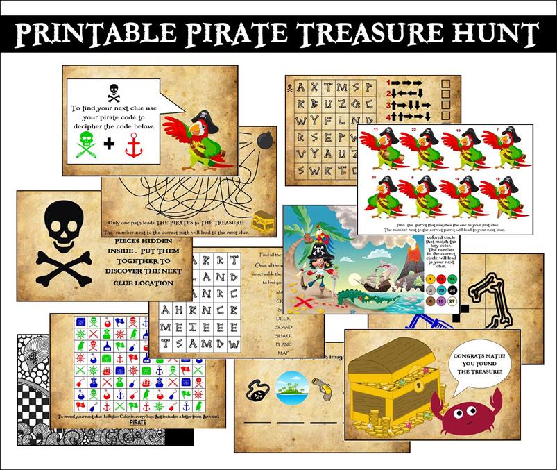 4 Best Images of Printable Treasure Hunt Riddles - Indoor ...