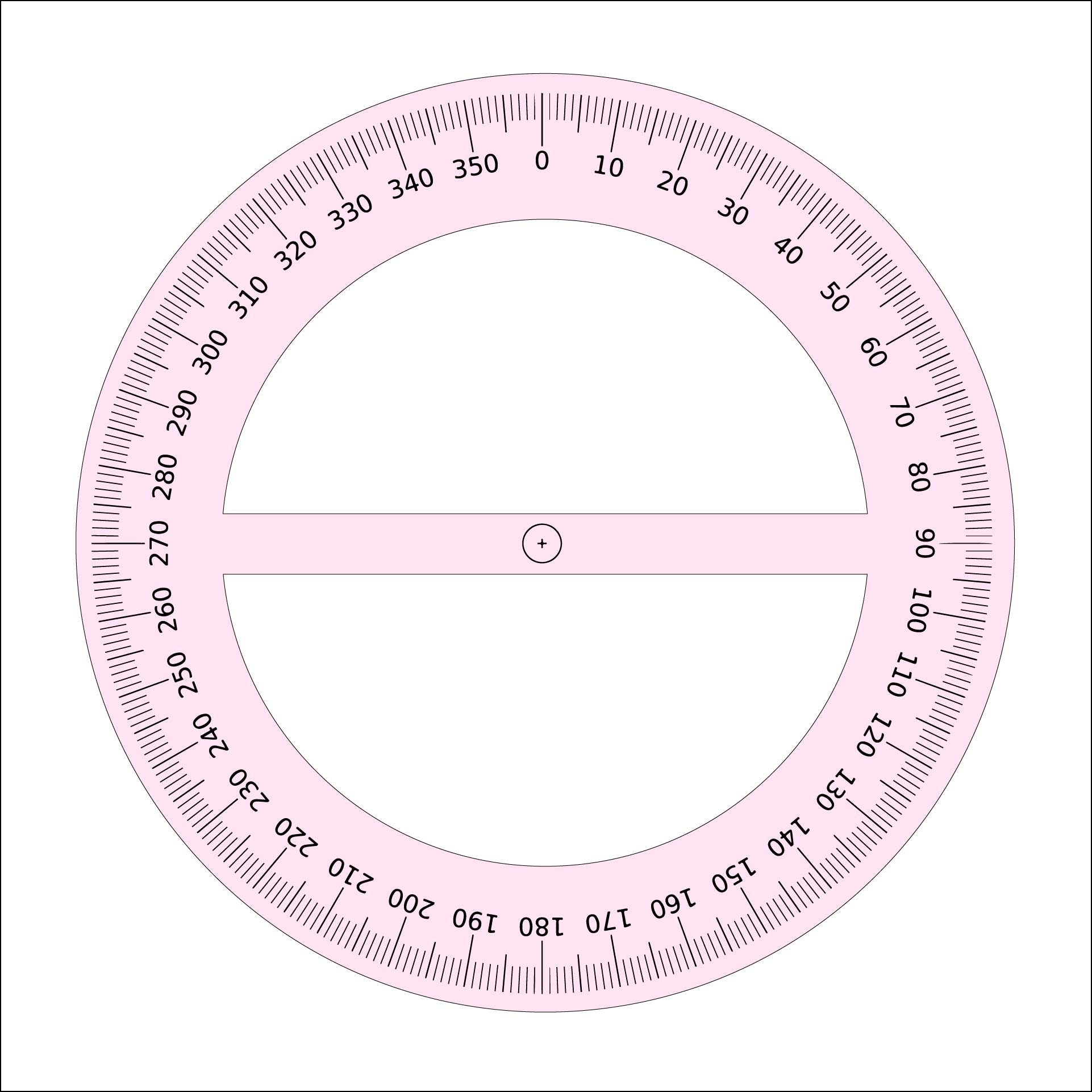 5 Best Images of Printable 360 Degree Chart 360 Degree Circle