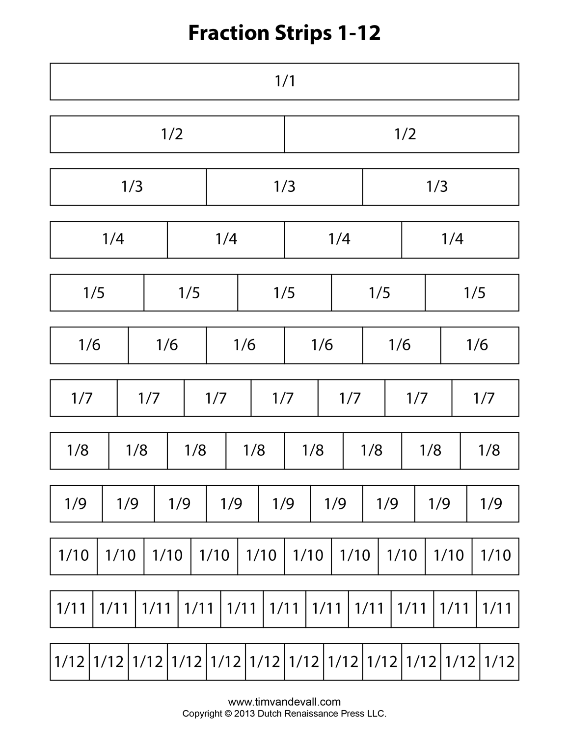 5-best-images-of-printable-fraction-strips-template-fraction-strips