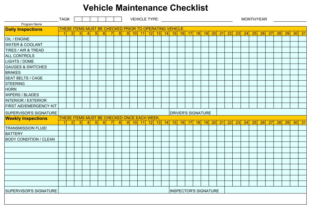5-best-images-of-home-maintenance-checklist-printable-car-maintenance