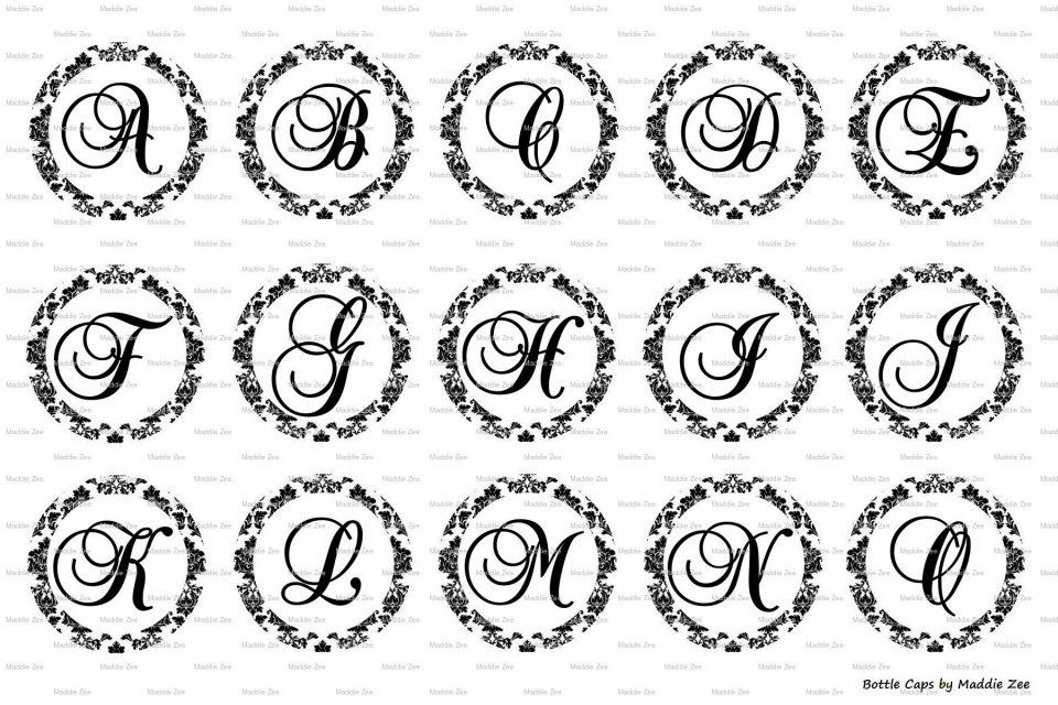 Fancy Alphabet Letter Templates