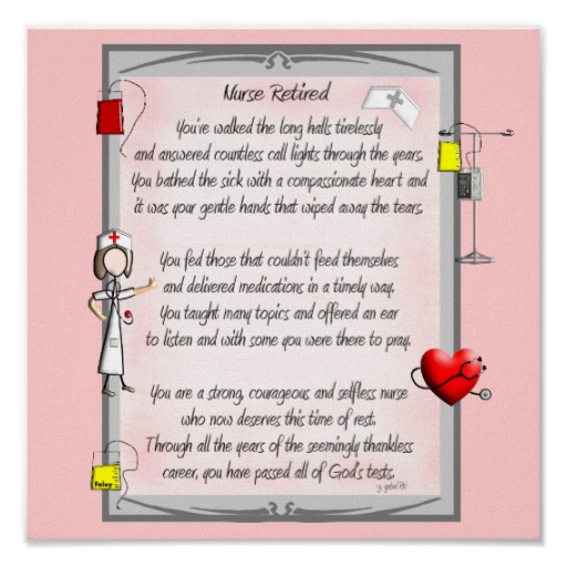 4 Best Images of Printable Nurse Poems  Nurses Prayer Poem, Funny
