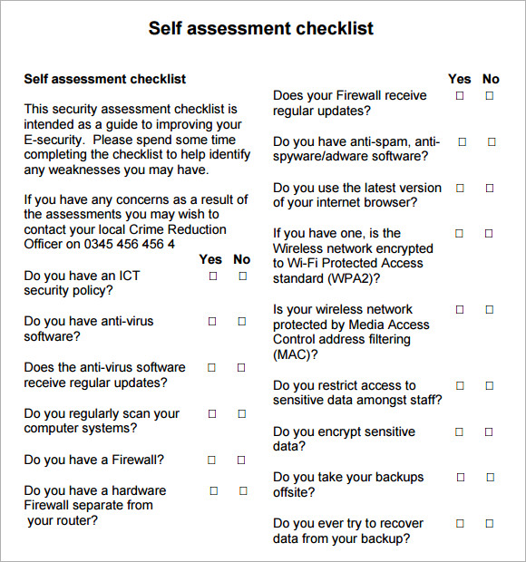 Physical Security Threat Assessment Template from www.printablee.com