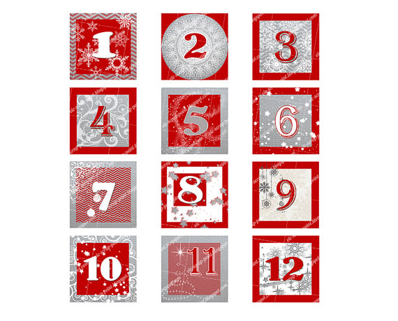 christmas numbers clipart - photo #23