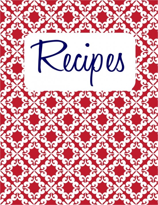 6 Best Images Of Printable Cookbook Cover Designs Cookbook Cover Ideas Free Printable