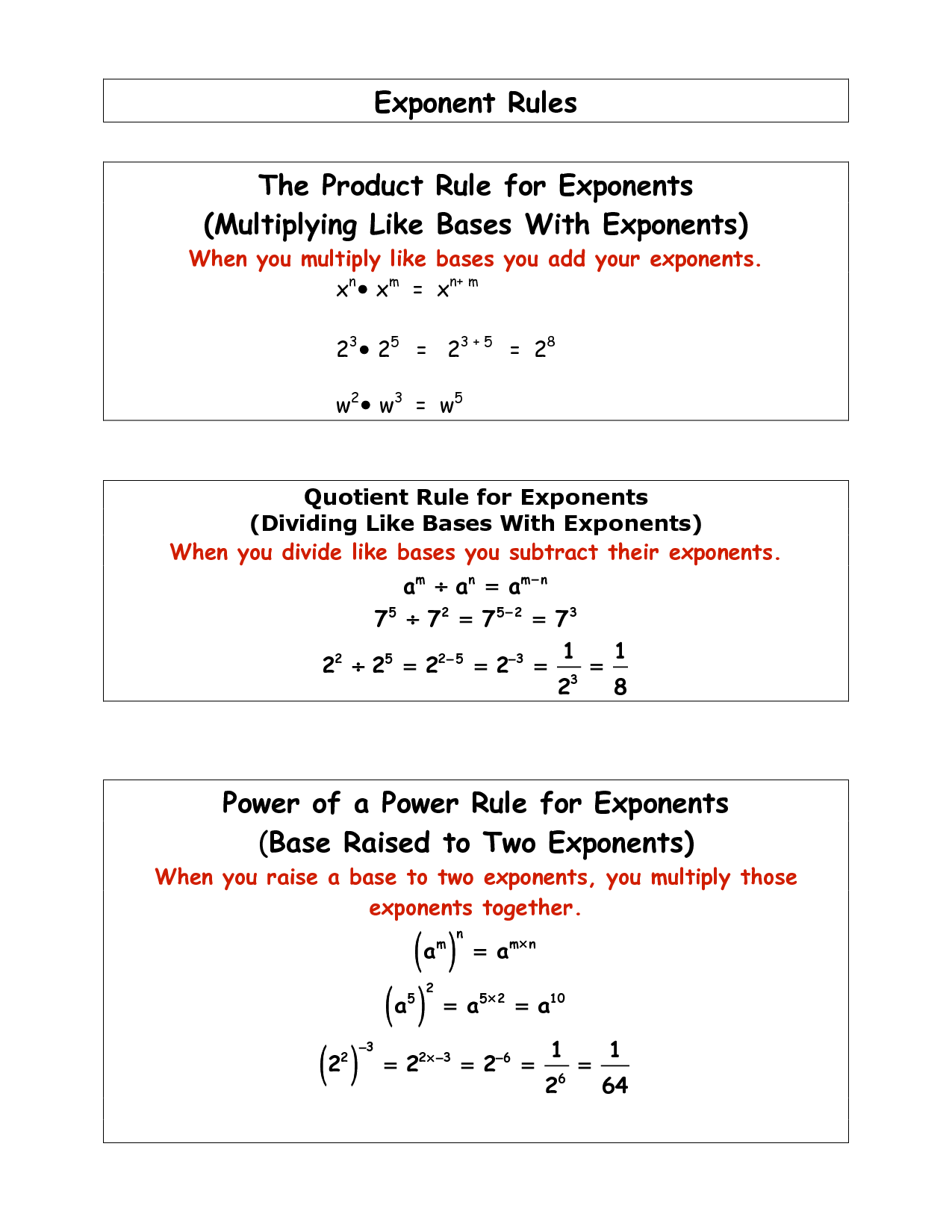 What is the way to multiply exponents with different bases?