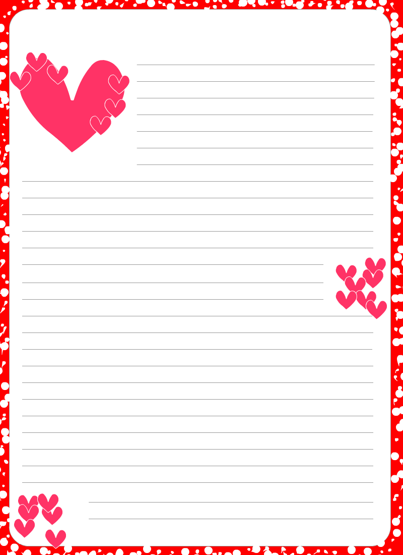 printable love letter paper