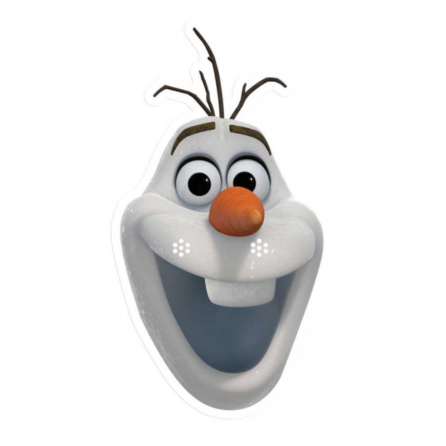 8 Best Images of Olaf Printable Mask Olaf Frozen Face Mask Printables